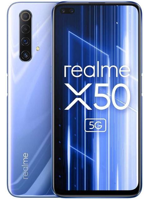 REALME X50 5G 128GB DUAL SIM 6G RAM 4 CAMARAS 48MPX ICE SILVER