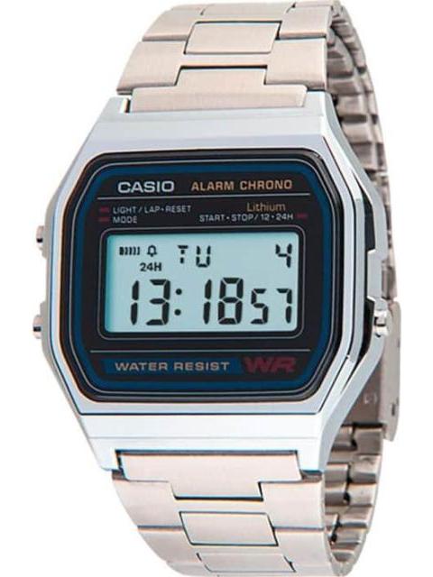 RELOJ DIGITAL PLATA CASIO