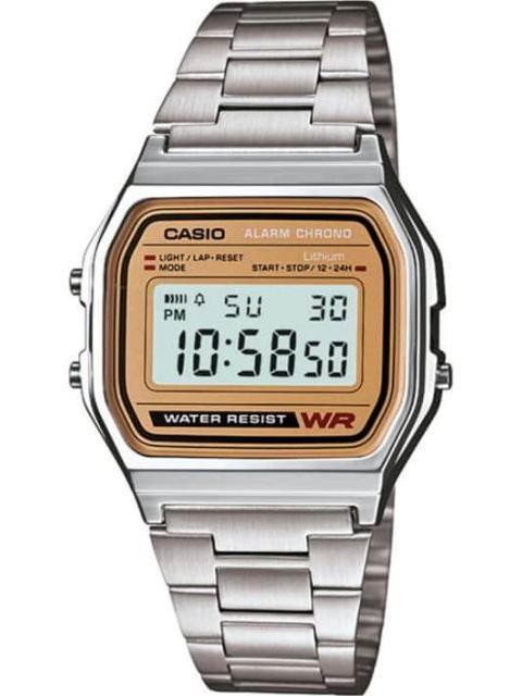 RELOJ DIGITAL PLATA CASIO