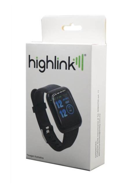 RELOJ INTELIGENTE HIGHLINK SQUARE BRACELET NEGRO