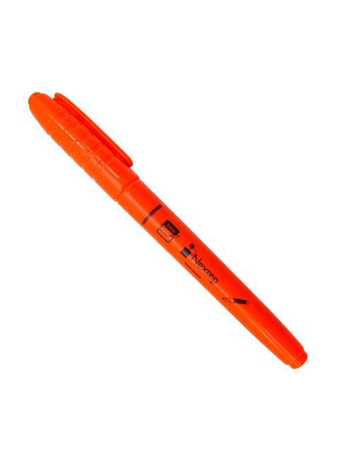 RESALTADOR NEXTEP NE084J TIPO PLUMA COLOR NARANJA PUNTA CINCEL CON 12 PIEZAS