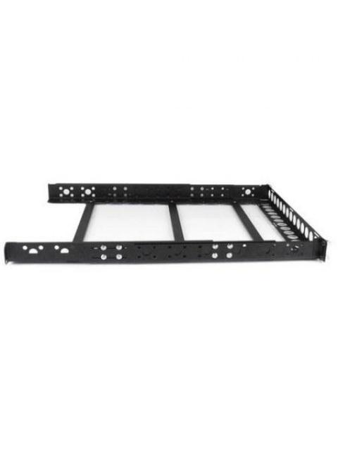STARTECH  RIELES AJUSTABLES PARA RACK 19 1U HASTA 25KG NEGRO