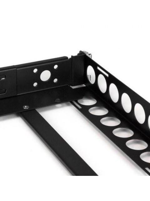 STARTECH  RIELES AJUSTABLES PARA RACK 19 1U HASTA 25KG NEGRO