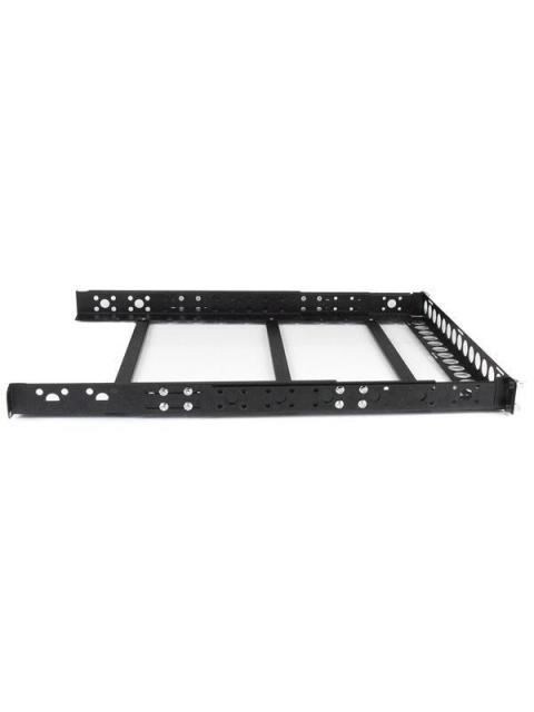 STARTECH  RIELES AJUSTABLES PARA RACK 19 1U HASTA 25KG NEGRO
