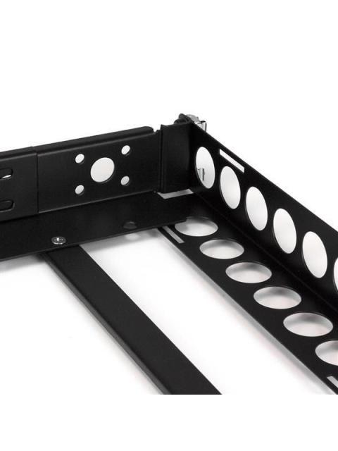 STARTECH  RIELES AJUSTABLES PARA RACK 19 1U HASTA 25KG NEGRO