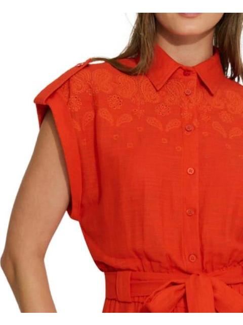 ROMPER CON BORDADO NARANJA HOLLY LAND