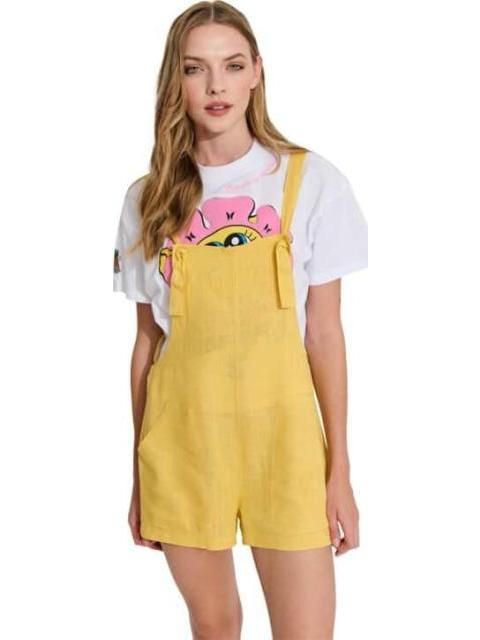ROMPER DE LINO AMARILLO MOSTAZA HOLLY LAND