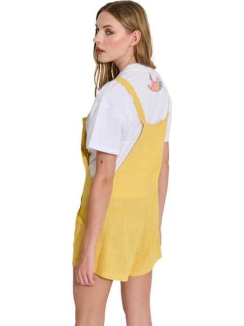 ROMPER DE LINO AMARILLO MOSTAZA HOLLY LAND
