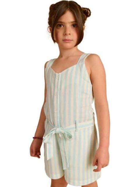 ROMPER DE LINO BLANCO HOLLY LAND KIDS