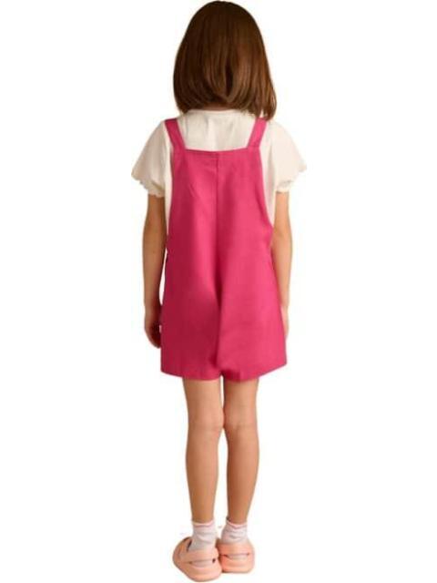 ROMPER DE LINO ROSA HOLLY LAND KIDS