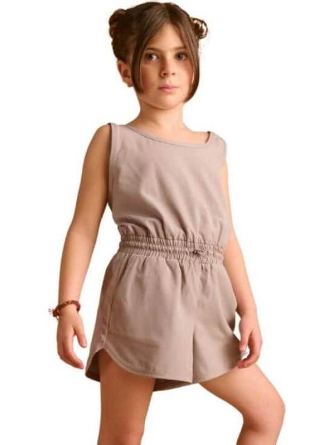 ROMPER LISO GRIS HOLLY LAND KIDS