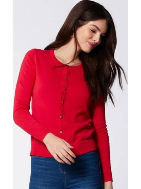 SUETER CON BOTONES ROJO PRIMARK