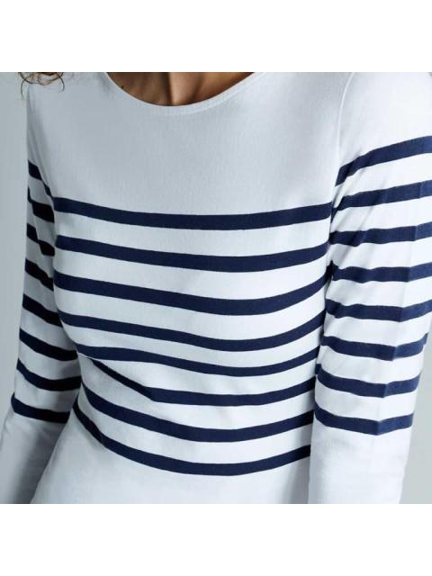 BLUSA RAYAS BLANCO HOLLY LAND