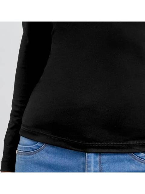 BLUSA MANGA LARGA NEGRO HOLLY LAND