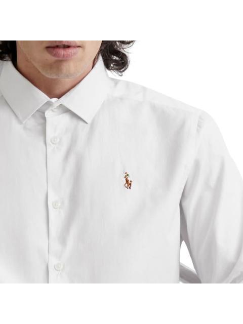 CAMISA SLIM FIT MANGA LARGA BLANCO HPC POLO