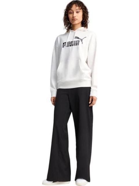 ROPA CASUAL ESS NATURE 2.0 COMFORT HOODIE TR BLANCO/NEGRO PUMA