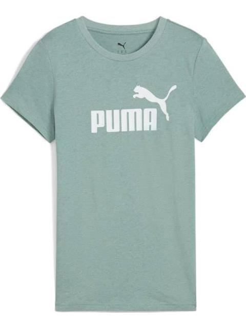 ROPA CASUAL ESS NO. 1 LOGO HEATHER TEE VERDE PUMA