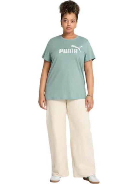 ROPA CASUAL ESS NO. 1 LOGO HEATHER TEE VERDE PUMA