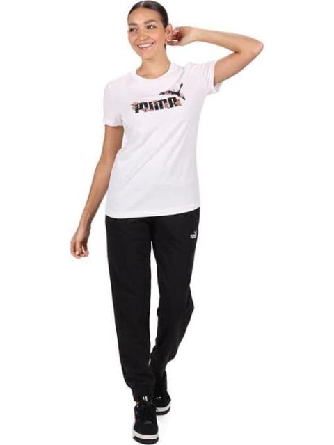 ROPA CASUAL GRAPHICS FLORAL NO. 1 LOGO TEE BLANCO PUMA