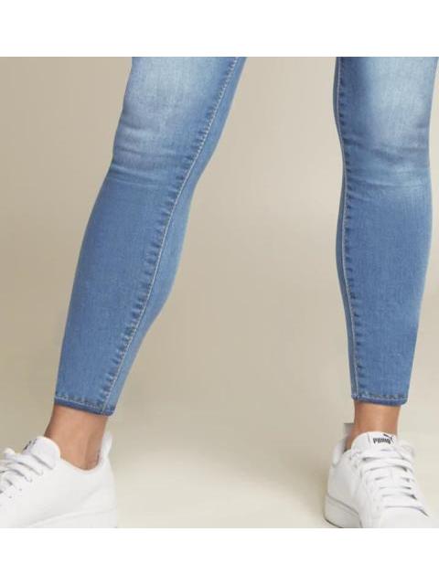 JEANS SUPERSKINNY CINTURA ALTA BLEACH ATMOSPHERE DNM