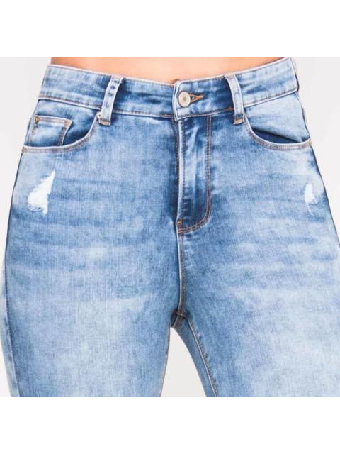 JEANS SUPERSKINNY CINTURA ALTA BLEACH ATMOSPHERE DNM