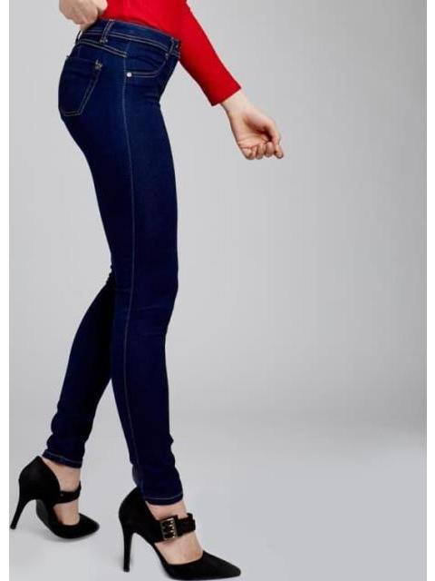JEANS SUPERSKINNY CINTURA ALTA GRIS FERGINO