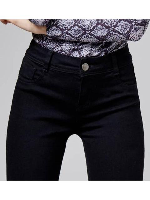 JEANS SUPERSKINNY CINTURA ALTA NEGRO FERGINO