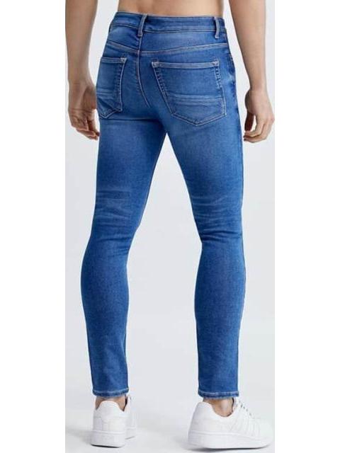 JEANS SKINNY FIT CINTURA REGULAR GRIS GOODYEAR