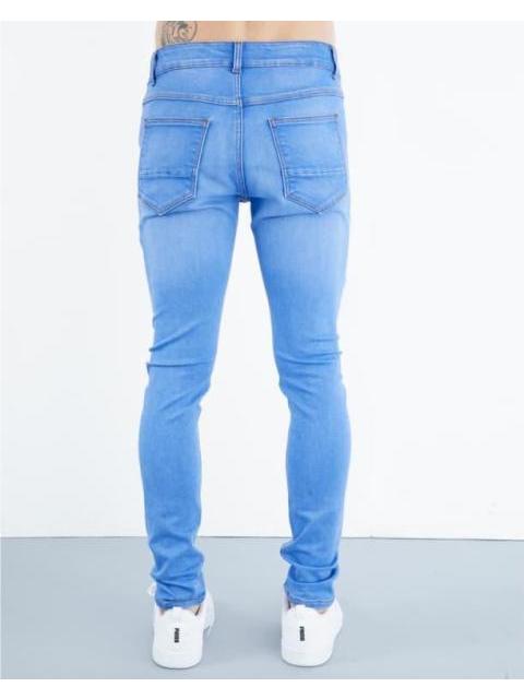 JEANS SKINNY FIT CINTURA REGULAR BLEACH GOODYEAR