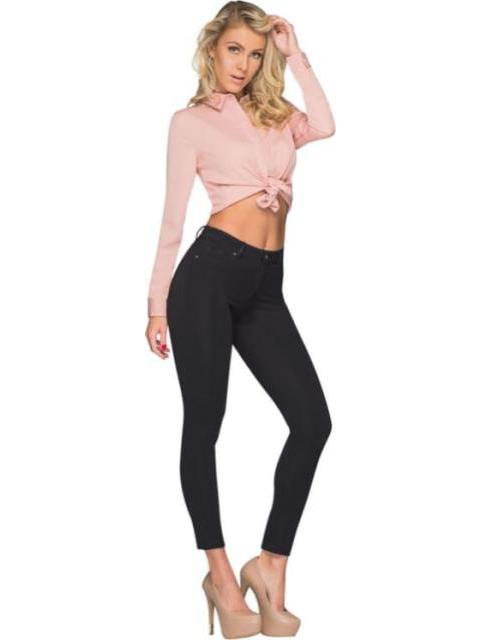 LEGGINGS CINTURA REGULAR NEGRO HOLLY LAND