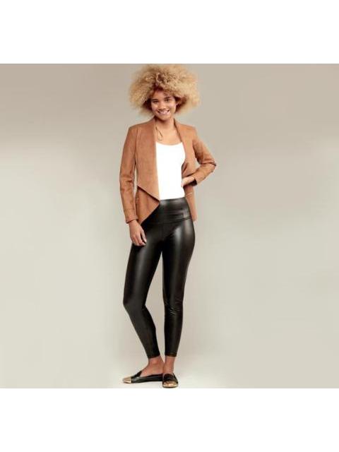 LEGGINGS EFECTO PIEL NEGRO HOLLY LAND