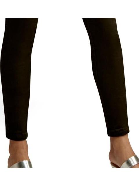 PANTALON CINTURA REGULAR CORTE SKINNY VERDE OLIVO HOLLY LAND