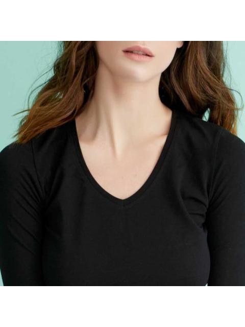 PLAYERA MANGA LARGA NEGRO HOLLY LAND