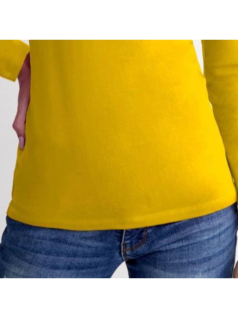 PLAYERA MANGA LARGA AMARILLO HOLLY LAND