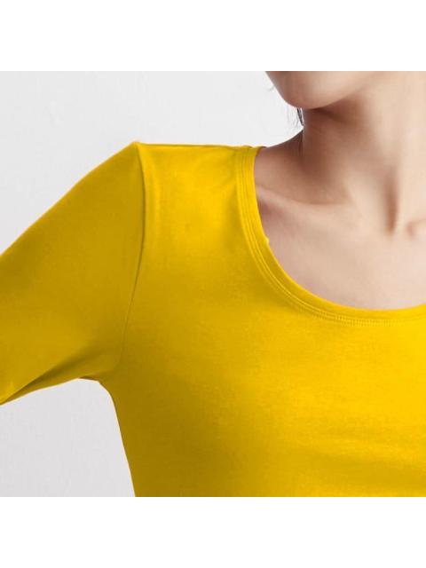 PLAYERA MANGA LARGA AMARILLO HOLLY LAND