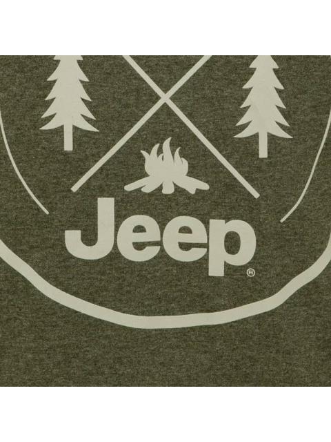 PLAYERA ESTAMPADA VERDE OLIVO JEEP