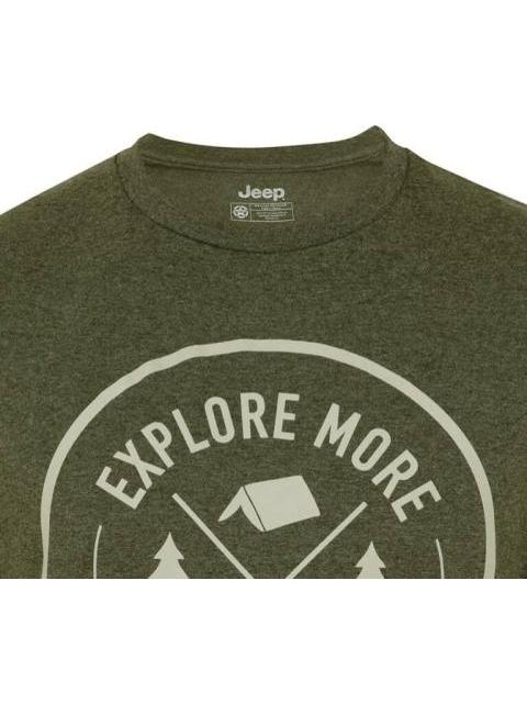 PLAYERA ESTAMPADA VERDE OLIVO JEEP