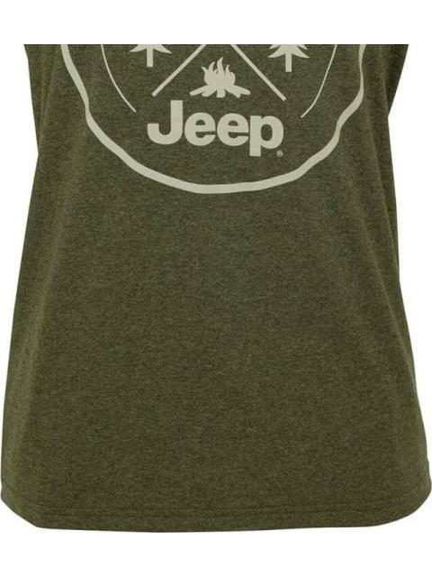 PLAYERA ESTAMPADA VERDE OLIVO JEEP