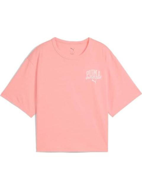 ROPA CASUAL PUMA CLASS RELAXED CROP TEE ROSA PUMA