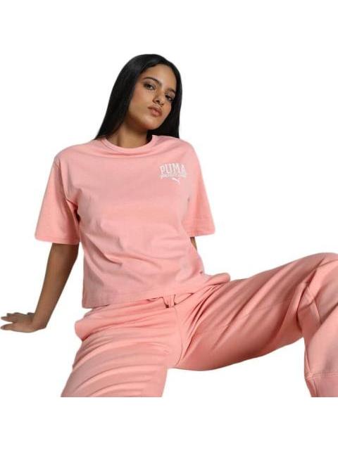 ROPA CASUAL PUMA CLASS RELAXED CROP TEE ROSA PUMA