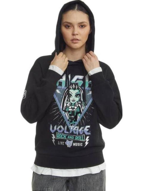 ROPA CASUAL SUDADERA MONSTER HIGH MH01 NEGRO MONSTER HIGH