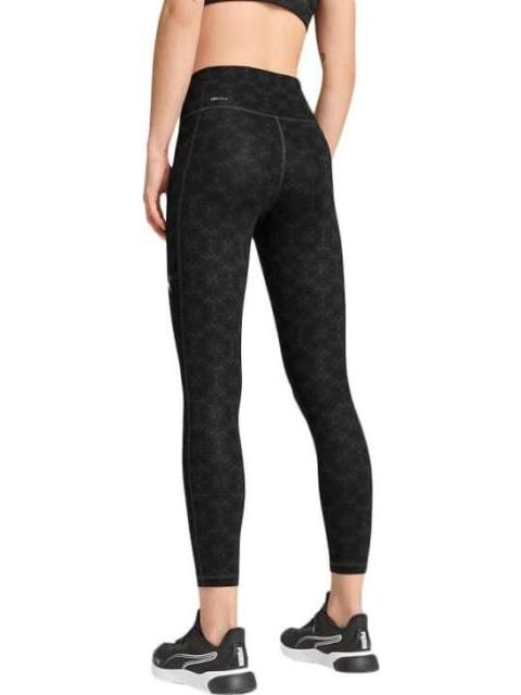 ROPA CASUAL W TAD GRAPHIC TIGHT - 7 8 AOP NEGRO PUMA