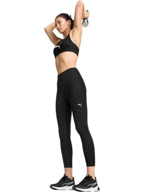ROPA CASUAL W TAD GRAPHIC TIGHT - 7 8 AOP NEGRO PUMA