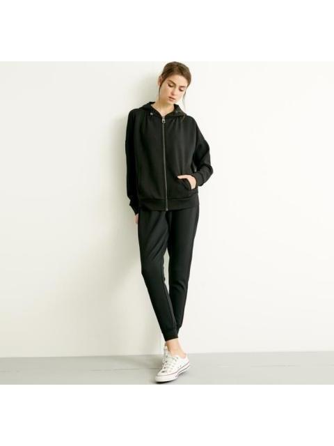 SUDADERA CON CIERRE NEGRO LOVE TO LOUNGE