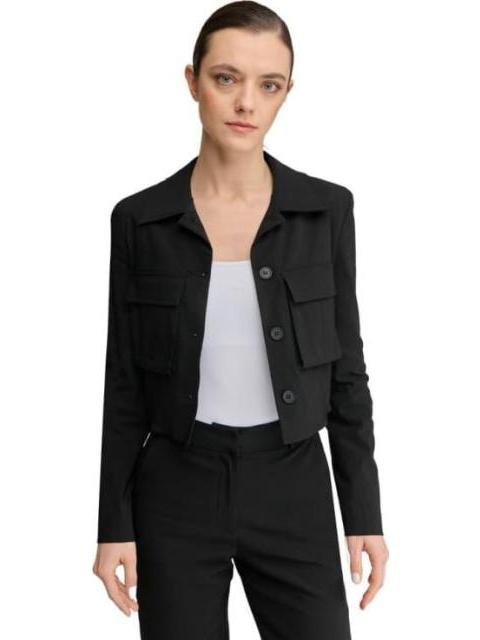 SACO CROP LISO NEGRO HOLLY LAND