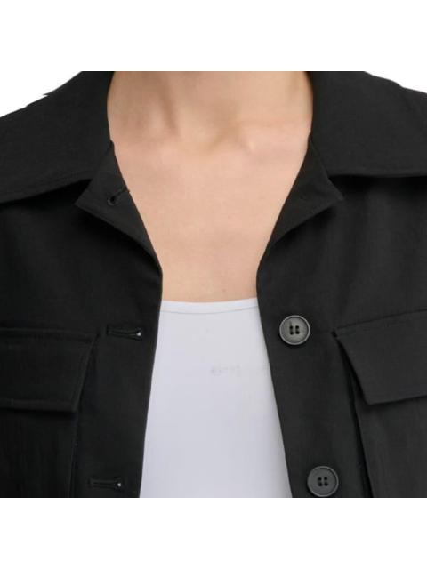 SACO CROP LISO NEGRO HOLLY LAND