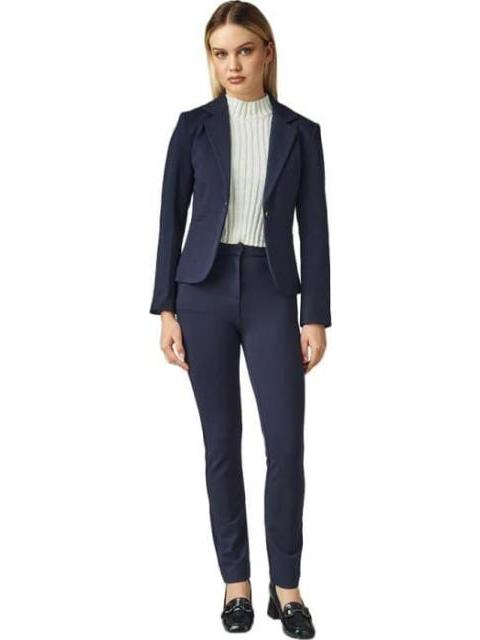 SACO DE VESTIR STRETCH AZUL MARINO HOLLY LAND