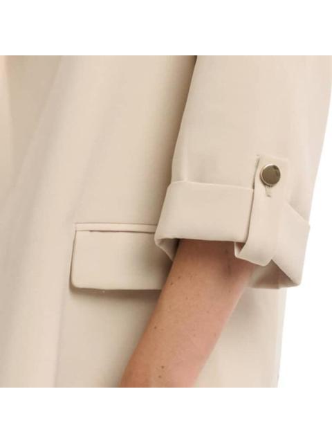 SACO LISO MANGA ELEVADORES BEIGE HOLLY LAND