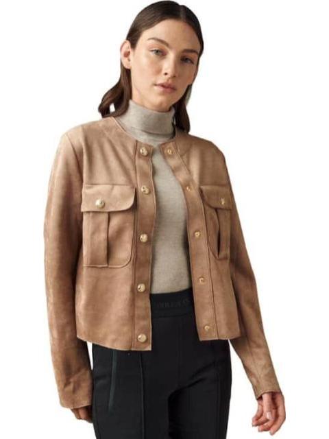 SOBRECAMISA SUEADE BEIGE HOLLY LAND