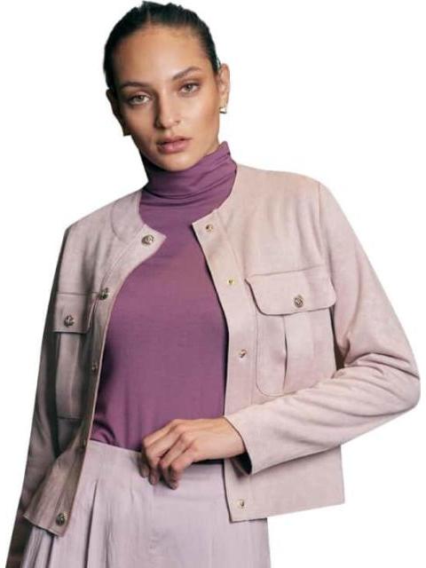 SACO SUADE ROSA HOLLY LAND